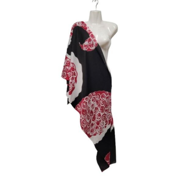 Womens Sarong Pareo Cotton Wrap HandPainted Batik Wrapskirt Beachwear -NEW - Picture 3 of 6